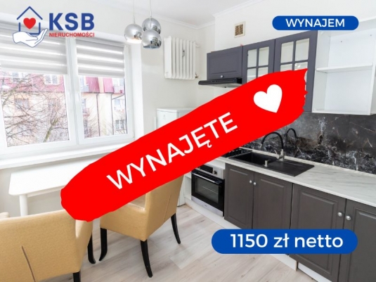 Do wynajęcia przytulne mieszkanie, kawalerka na 2 piętrze - 28m2