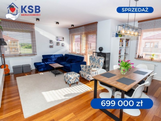 Przestronny apartament z 2 tarasami, klimatyzacja ul. Pogodna, Ostrowiec Św. - 90,45m2