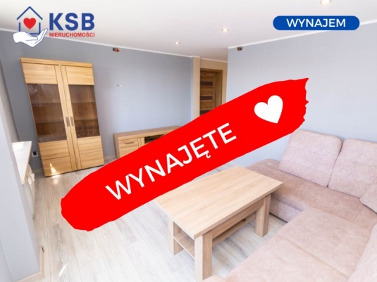 Do wynajęcia przestronne, umeblowane, widne mieszkanie - 3 pokoje - 48m2