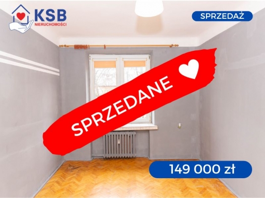 Przytulne mieszkanie, 2 pokoje, z potencjałem - 37m2