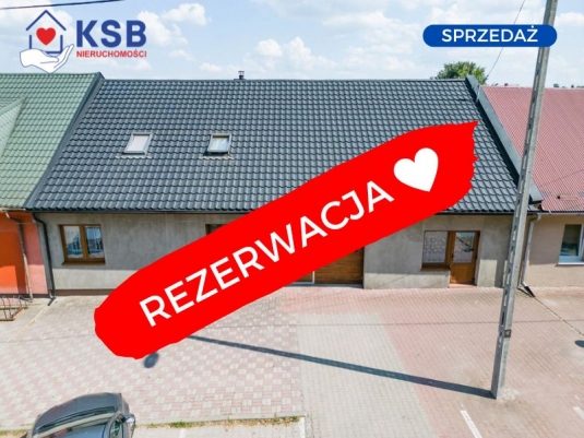 Nowy dom na Rynku w Ćmielowie 187,4m2 + lokal użytkowy 45,3m2 - działka 763m2