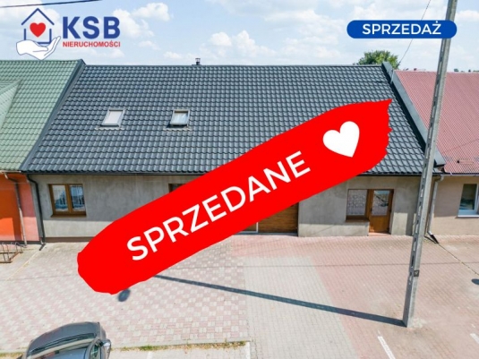 Nowy dom na Rynku w Ćmielowie 187,4m2 + lokal użytkowy 45,3m2 - działka 763m2