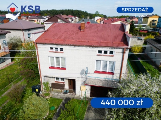 Przestronny dom 135m2 + garaż, działka 413m2 - ul. Kasztanowa w Ostrowcu