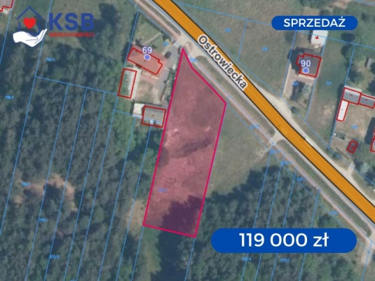 Działka budowlana przy lesie - Kuczów - blisko do zalewu Brody - 2000m2