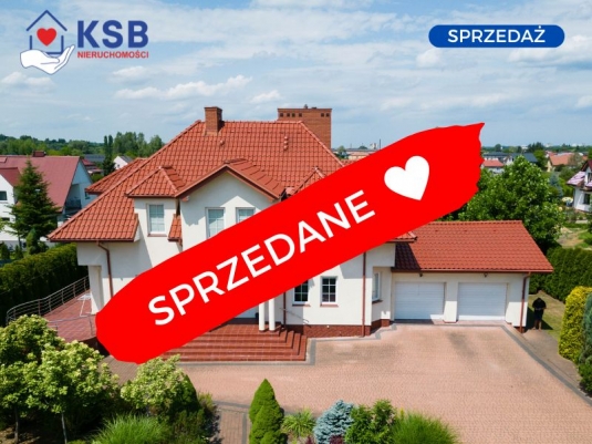 Dom 213,96m2 + garaż, duży ogród, sauna - działka 2342m2 - Denkówek