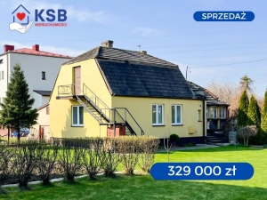 Dom 68m2 z projektem rozbudowy na pięknej działce 582m2 - w Ostrowcu Św.