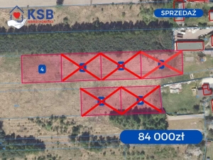 Działka budowlana w Magoniach w otoczeniu lasu - 1200m2