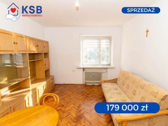 Widne, dwustronne mieszkanie na 2 piętrze, w centrum - 2 pokoje - 41,53m2