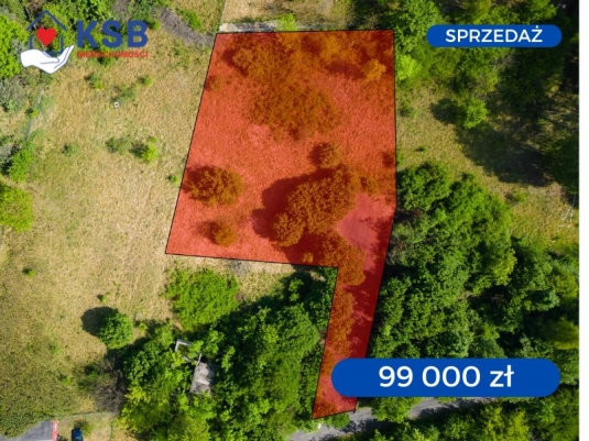 Ustawna działka w spokojnej okolicy ul. Bieliny, Ostrowiec Św. – 1601m2