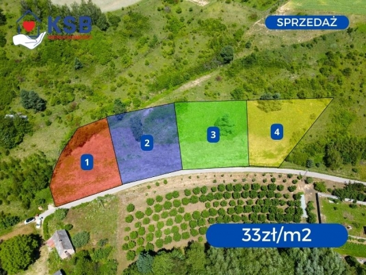 Ustawna działka w spokojnej okolicy Gromadzice – 1057m2