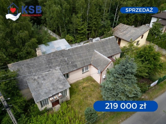 Dom w Chmielowie 76,9m2 + domek gościnny - działka 1900m2